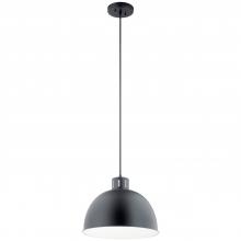 Kichler 52153BK - Zailey 1Lt Pendant Black