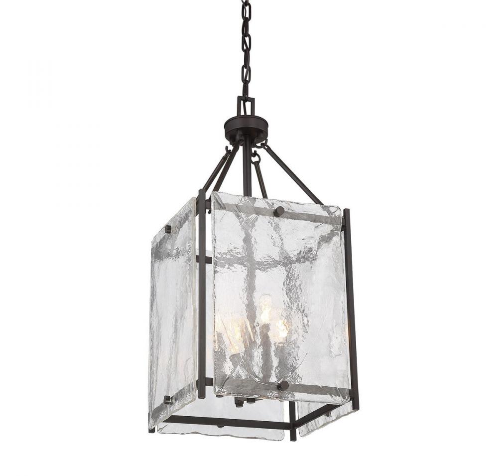 Glenwood 4-Light Pendant in English Bronze