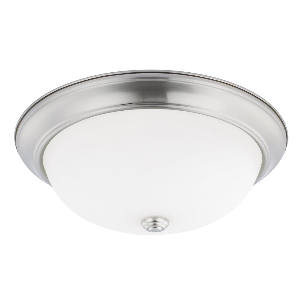 3 Light Ceiling Fixture Brushed Nickel